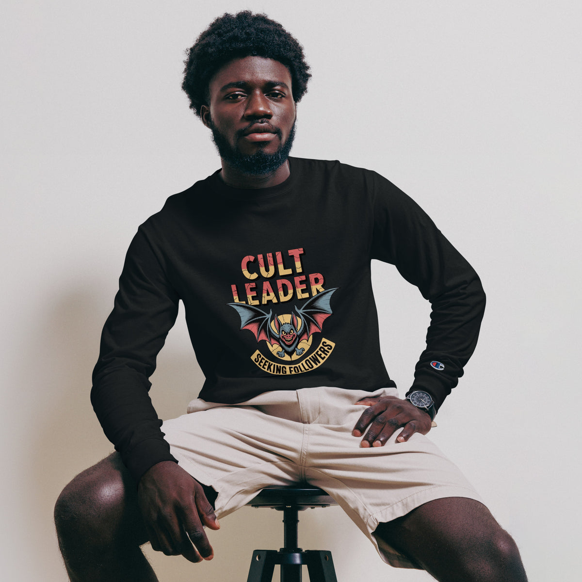 Cult Leader – Sweatshirt Homme Champion Manches Longues