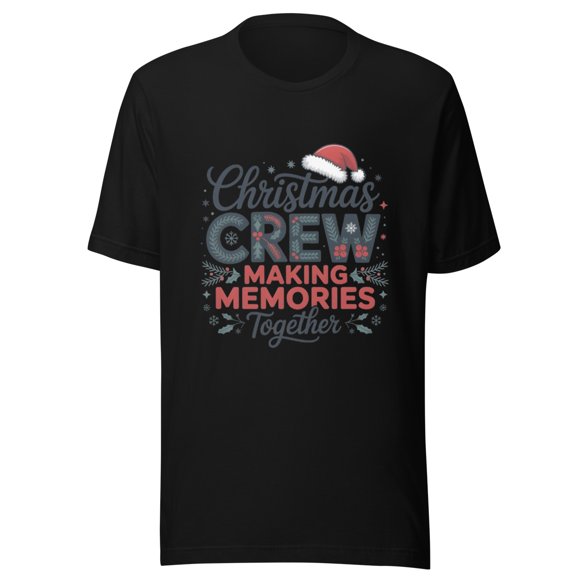 Matching Christmas Crew Family T-Shirt
